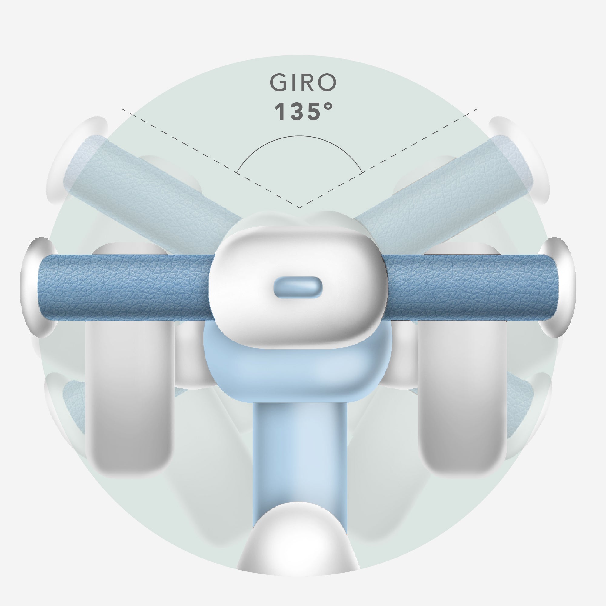 Correpasillos Bebé 1 Año - Correpasillos Niño y Niña Sin Pedales - Ruedas Todoterreno - Azul Bebé
