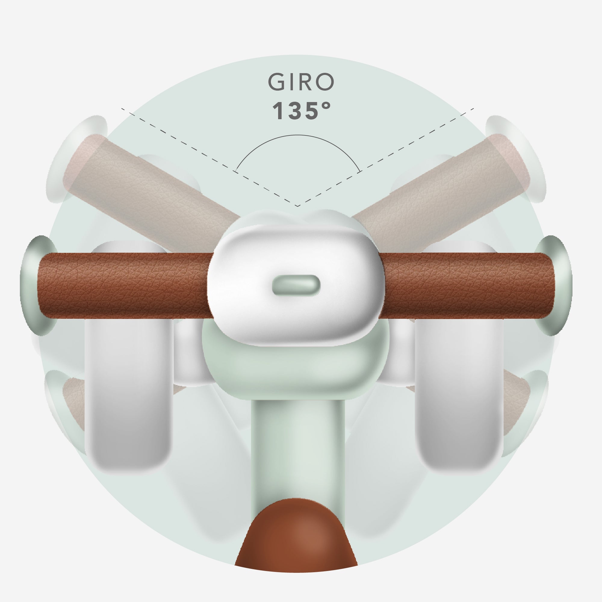 Correpasillos Bebé 1 Año - Sin Pedales y con Ruedas Todoterreno - Correpasillos Niño y Niña 10 a 24 Meses - Verde Pastel