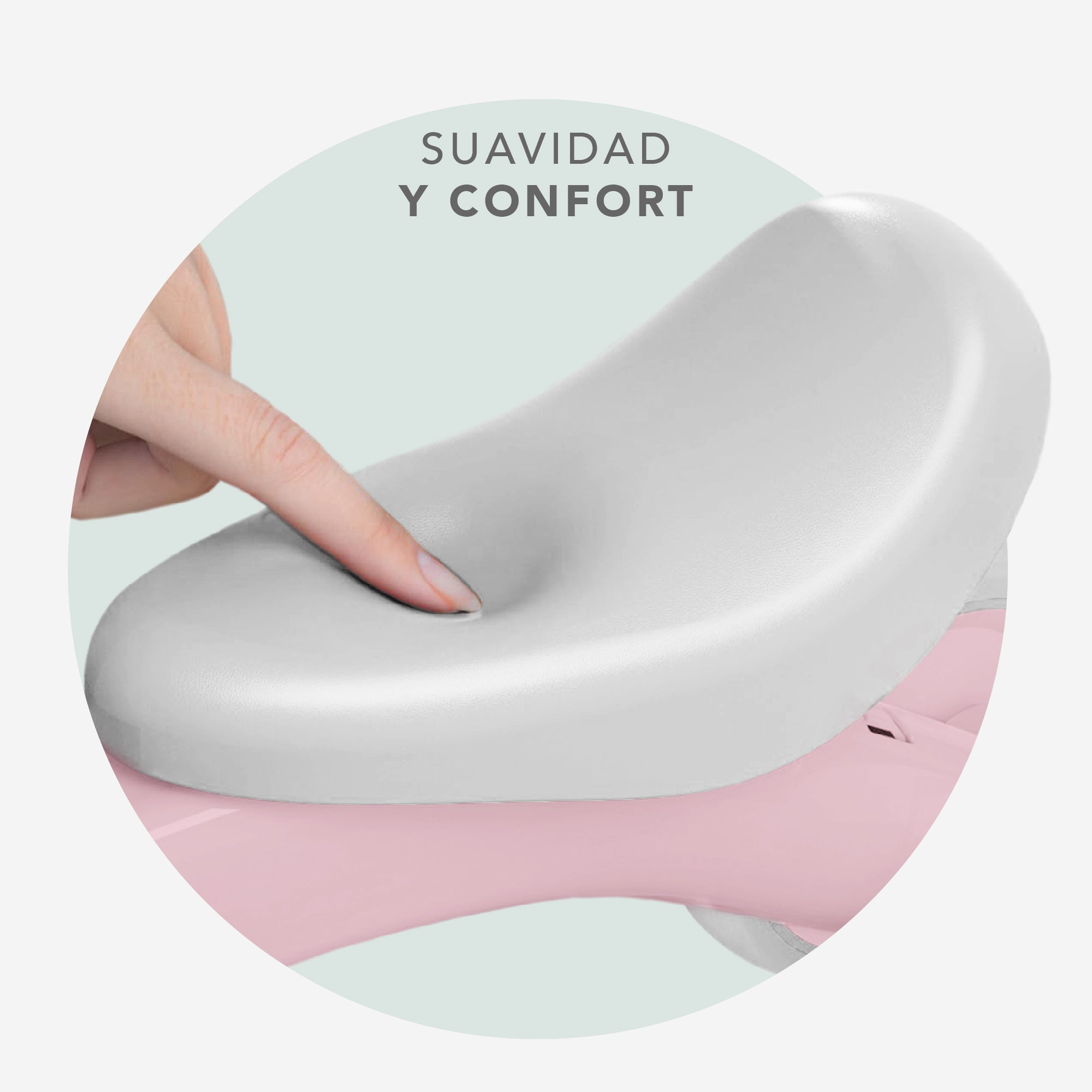 Correpasillos Bebé 1 Año - Correpasillos Sin Pedales Niño y Niña - Estable y Seguro - Rosa Claro