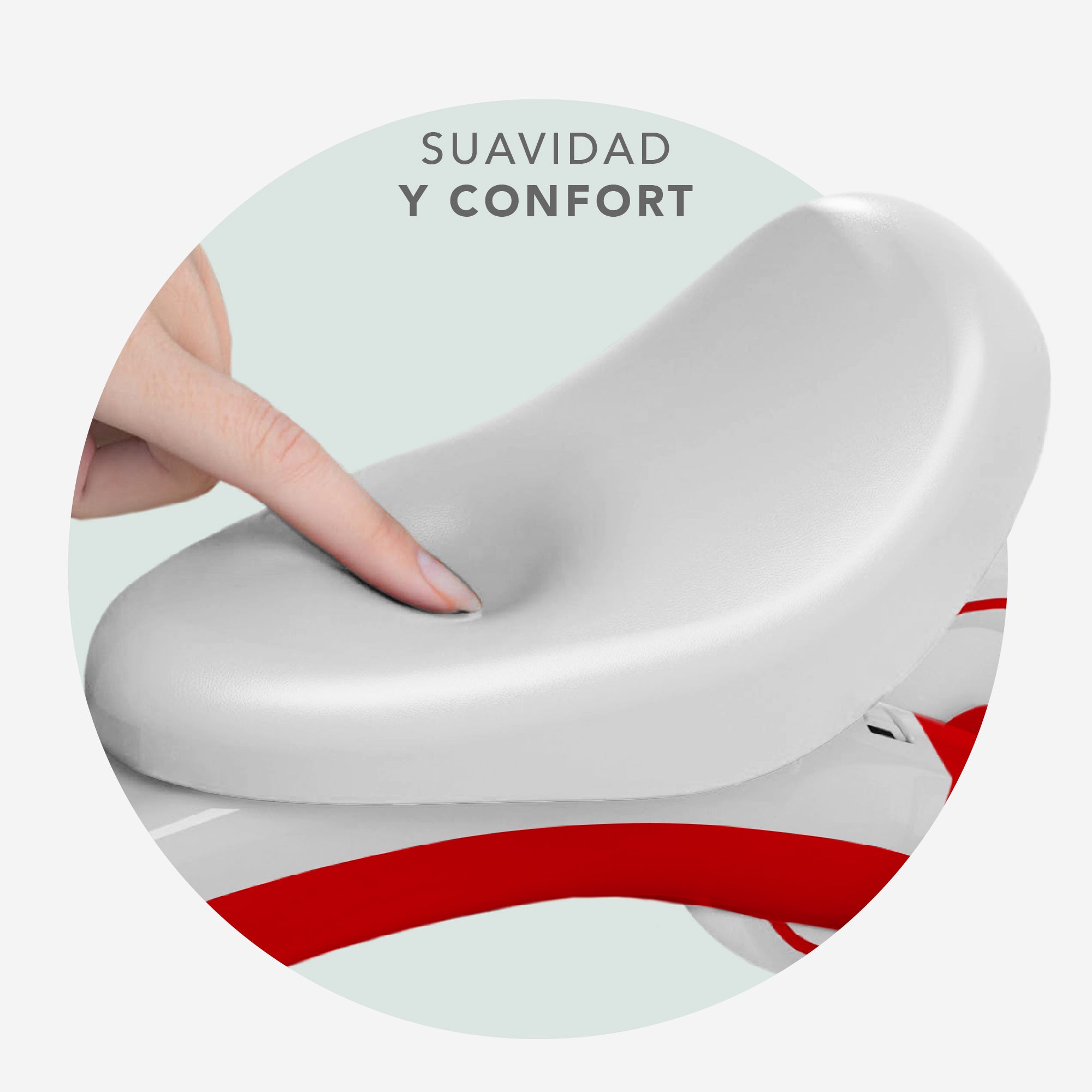 Correpasillos Bebé 1 Año - Correpasillos Sin Pedales Rojo y Blanco - Diseño Seguro y Estable para Niños y Niñas