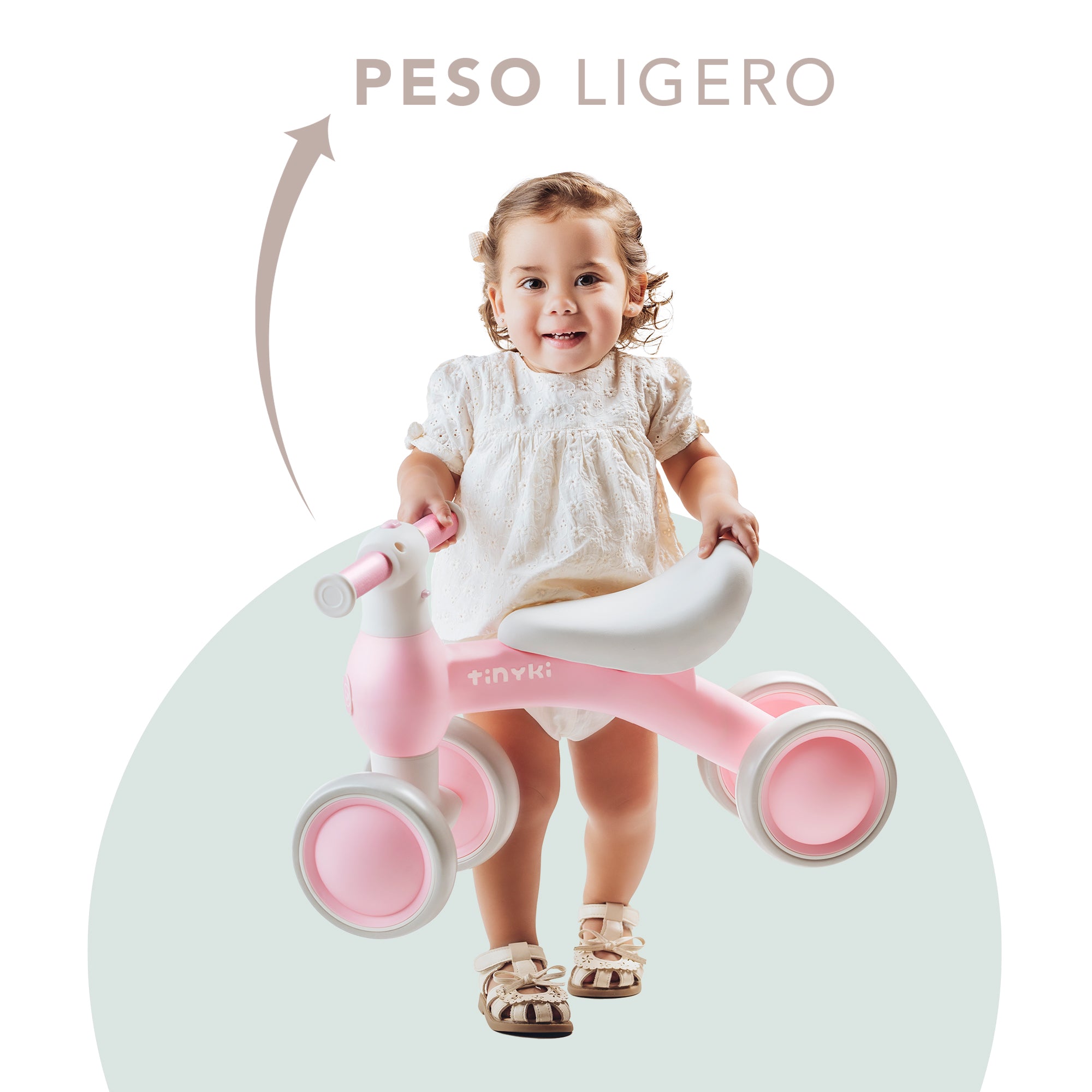 Correpasillos Bebé 1 Año - Correpasillos Niño y Niña Sin Pedales - Ruedas Todoterreno - Azul Bebé