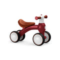 Bici Ridi de Tinyki en rojo fuxia, bicicleta de equilibrio para bebés, diseño robusto y seguro