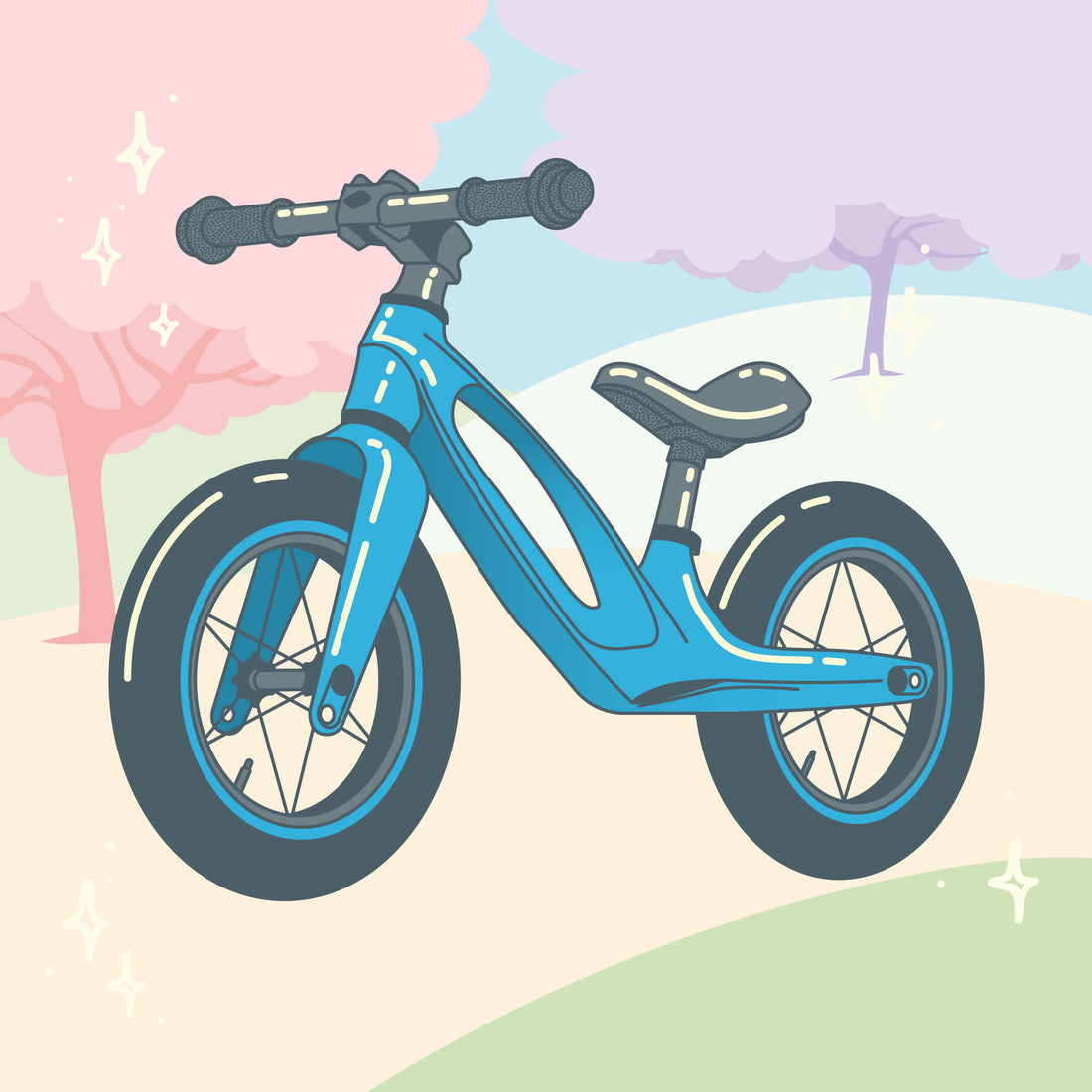 Bici de Equilibrio Flii Azul - Tinyki Balance Bike