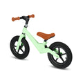 Bicicleta sin pedales juguete de Tinyki, un regalo ideal para niños. Desarrolla habilidades motoras y equilibrio. Verde