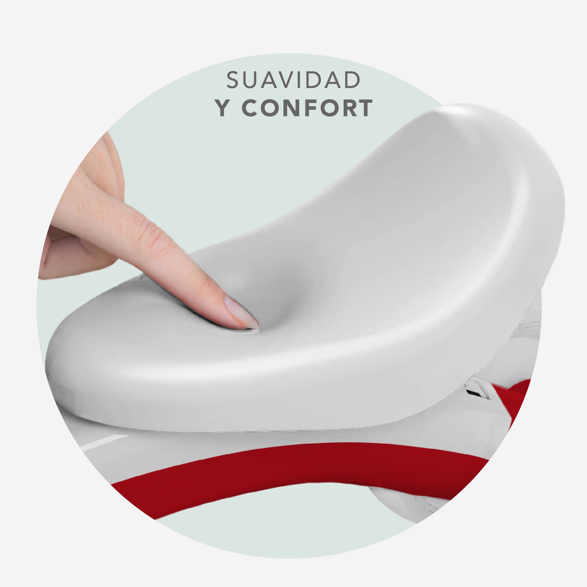 Correpasillos Bebé 1 Año - Correpasillos Sin Pedales Rojo y Blanco - Diseño Seguro y Estable para Niños y Niñas