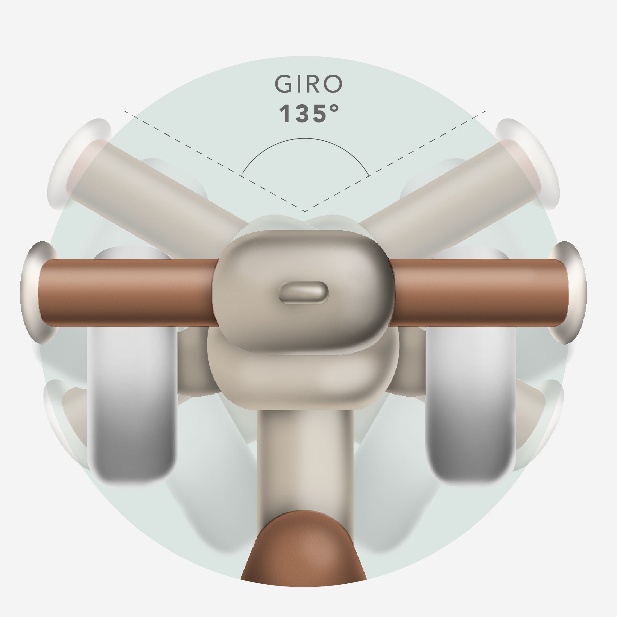 Correpasillos Bebé 10 a 24 Meses - Sin Pedales y con Diseño Ergonómico - Correpasillos Niño y Niña Todoterreno - Color Beige